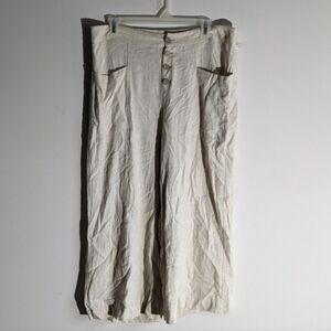 LC Lauren Conrad Tan Wide Leg Pants